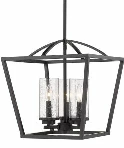 Golden Lighting Mercer 3 Light Pendant American Farmhouse