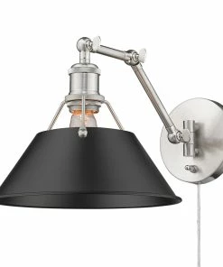 Golden Lighting Transitional Looks Orwell 1 Light Articulating Wall Sconce