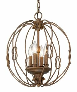 Golden Lighting Antoinette 4 Light Pendant