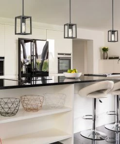 Golden Lighting Wesson Mini Pendant American Farmhouse