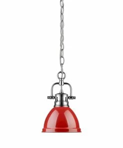 Golden Lighting Transitional Looks Duncan Mini Pendant With Chain - Closeout