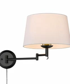 Golden Lighting American Farmhouse Eleanor 1 Light Articulating Wall Sconce