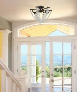 Cheapest ๐ Golden Lighting American Farmhouse Samba 6 Light Semi-Flush - Closeout ๐ 25 Golden Lighting American Farmhouse Samba 6 Light Semi-Flush - Closeout