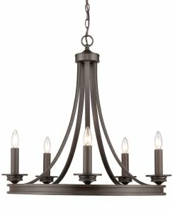 Golden Lighting Saldano 5 Light Chandelier