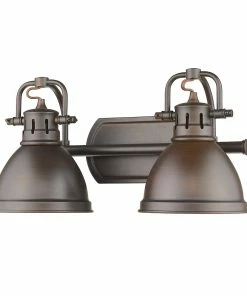 New ✨ Golden Lighting Duncan 2 Light Bath Vanity 👍 249 Golden Lighting Duncan 2 Light Bath Vanity