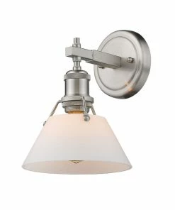 Golden Lighting Orwell 1 Light Bath Vanity American Farmhouse