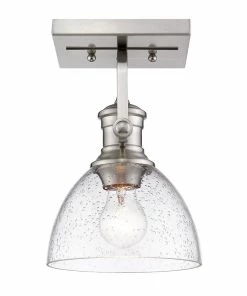 Golden Lighting Hines 1 Light Semi-Flush