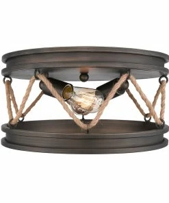 Wholesale โ๏ธ Golden Lighting Chatham Flush Mount American Farmhouse ๐ 11 Golden Lighting Chatham Flush Mount American Farmhouse