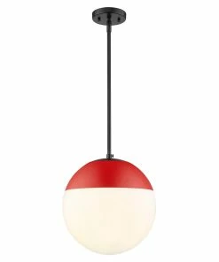 New ๐ Golden Lighting American Farmhouse Dixon 1 Light Pendant With Rod - Closeout โ๏ธ 28 Golden Lighting American Farmhouse Dixon 1 Light Pendant With Rod - Closeout
