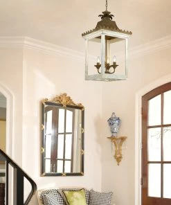 Golden Lighting American Farmhouse Finley 4 Light Pendant