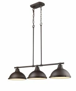 Golden Lighting Duncan 3 Light Linear Pendant