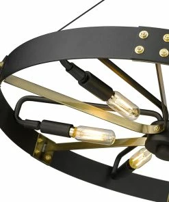 Golden Lighting American Farmhouse Vaughn Medium Pendant