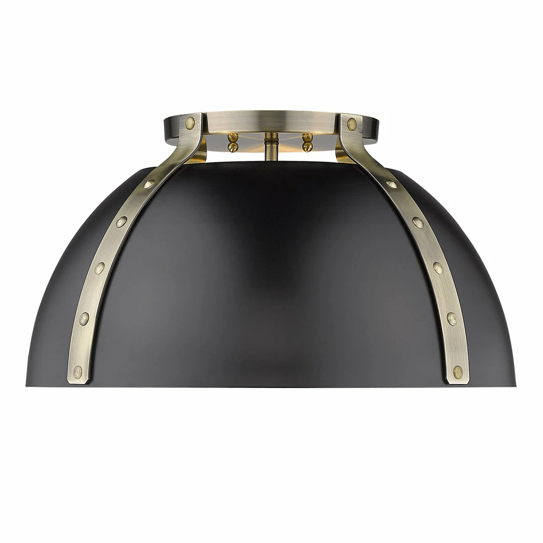 Deals โจ Golden Lighting Aldrich Flush Mount - 18" American Farmhouse ๐ 4 Golden Lighting Aldrich Flush Mount - 18" American Farmhouse