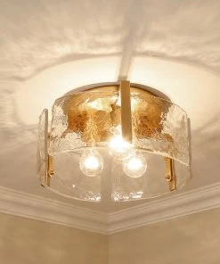 Wholesale 🤩 Golden Lighting Aenon Flush Mount American Farmhouse 👏 19 Golden Lighting Aenon Flush Mount American Farmhouse