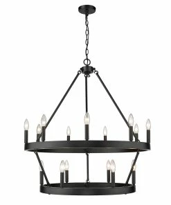 Golden Lighting Alastair 2 Tier - 15 Light Chandelier