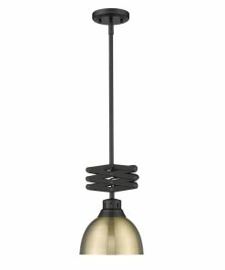 Brand new ๐ Golden Lighting Hawthorn Small Pendant - Closeout American Farmhouse ๐ 15 Golden Lighting Hawthorn Small Pendant - Closeout American Farmhouse