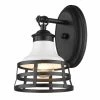 Golden Lighting American Farmhouse Locklyn 1 Light Wall Sconce