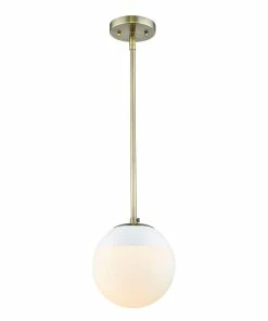 Golden Lighting Dixon Small Pendant With Rod - Closeout