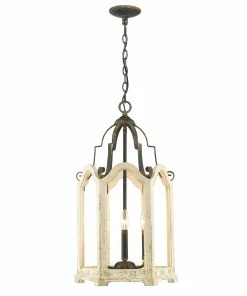 Golden Lighting Octavia 4 Light Pendant American Farmhouse