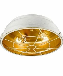 Golden Lighting American Farmhouse Bartlett Flush Mount