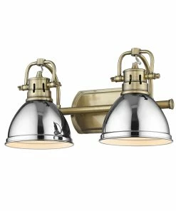 New ✨ Golden Lighting Duncan 2 Light Bath Vanity 👍 135 Golden Lighting Duncan 2 Light Bath Vanity
