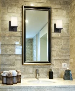 Golden Lighting Maddox 1 Light Wall Sconce American Farmhouse