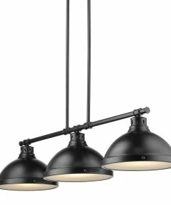 Golden Lighting Duncan 3 Light Linear Pendant