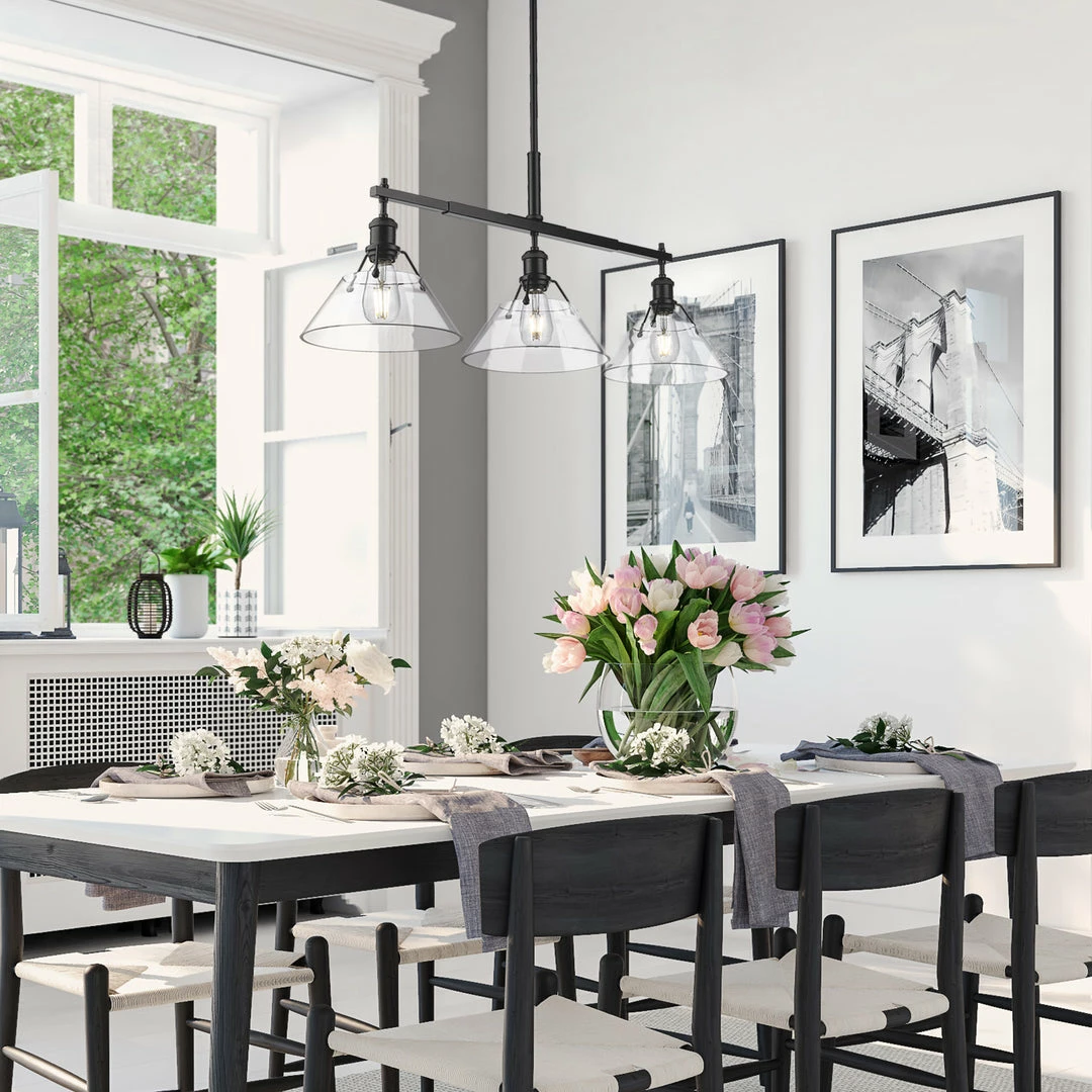 Outlet 😉 Golden Lighting Orwell Linear Pendant ✔️ 10 Golden Lighting Orwell Linear Pendant