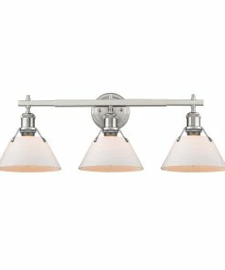 Golden Lighting Orwell 3 Light Bath Vanity American Farmhouse