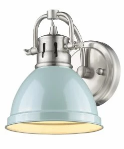 Golden Lighting American Farmhouse Duncan 1 Light Bath Vanity