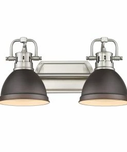 New ✨ Golden Lighting Duncan 2 Light Bath Vanity 👍 234 Golden Lighting Duncan 2 Light Bath Vanity