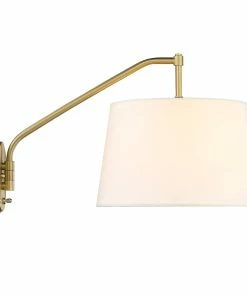 Golden Lighting Ryleigh 1 Light Articulating Wall Sconce American Farmhouse