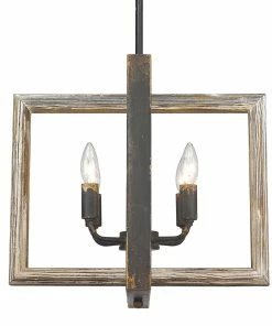 Golden Lighting Harvey 4 Light Pendant