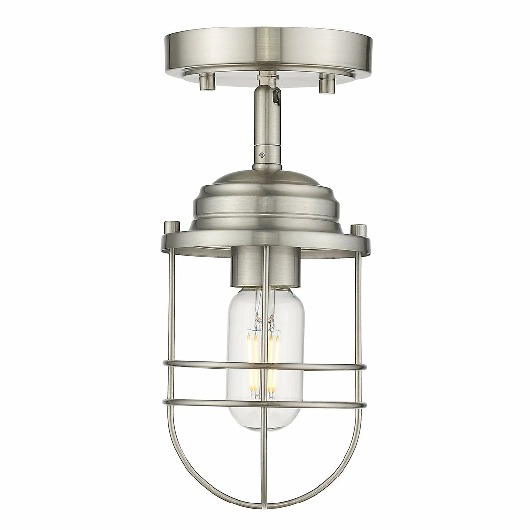 Discount ๐ Golden Lighting Seaport Semi-Flush ๐ 10 Golden Lighting Seaport Semi-Flush