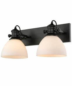 Best Pirce ⭐ Golden Lighting Hines 2 Light Bath Vanity 🥰 33 Golden Lighting Hines 2 Light Bath Vanity