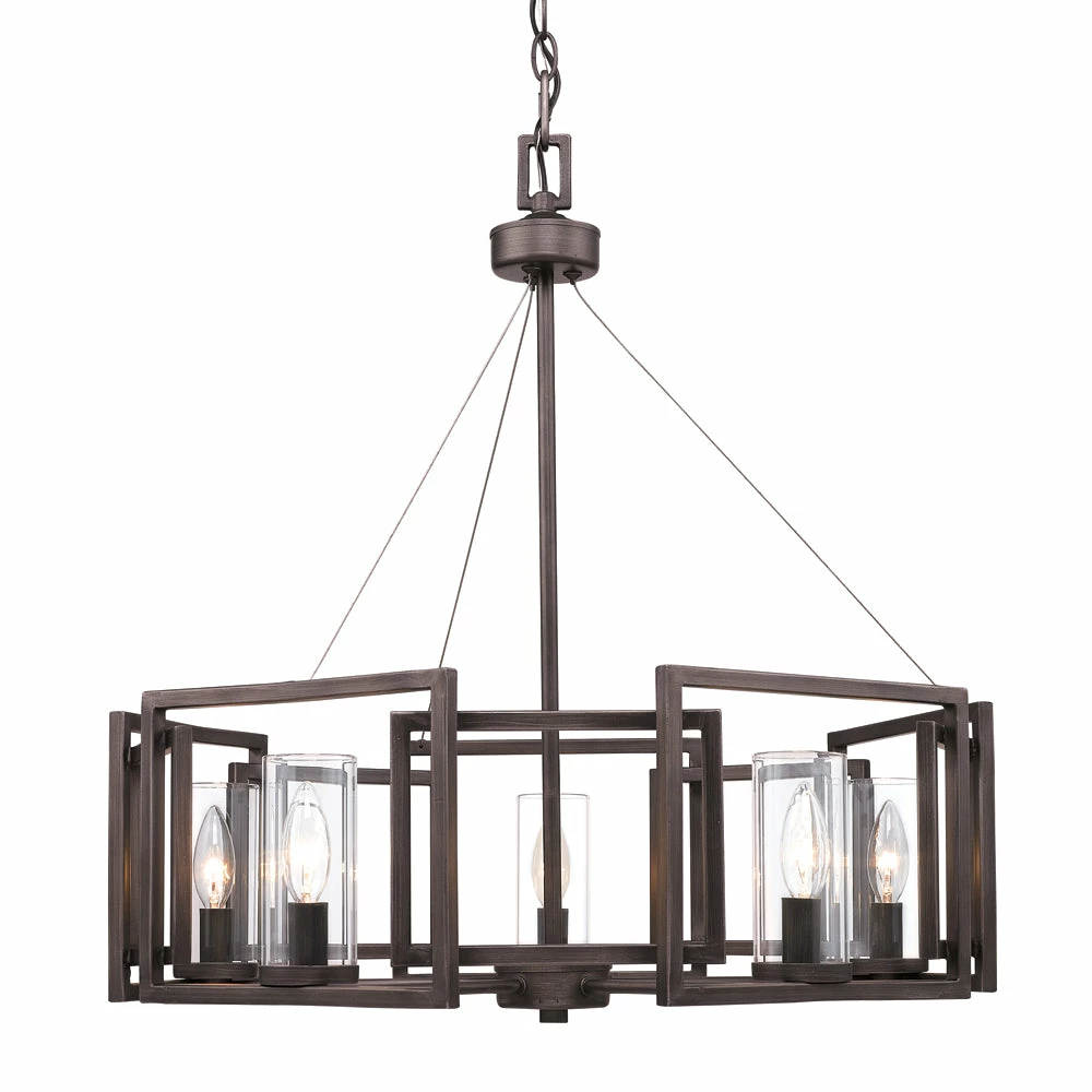 Cheapest ๐ Golden Lighting Marco 5 Light Chandelier ๐ 7 Golden Lighting Marco 5 Light Chandelier