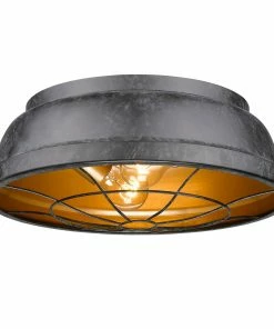 Golden Lighting American Farmhouse Bartlett Flush Mount