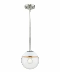 Golden Lighting Dixon Small Pendant With Rod - Closeout