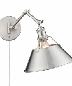 Golden Lighting Transitional Looks Orwell 1 Light Articulating Wall Sconce