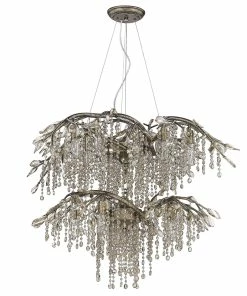 Golden Lighting American Farmhouse Autumn 2 Tier - 18 Light Chandelier