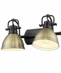 New ✨ Golden Lighting Duncan 2 Light Bath Vanity 👍 154 Golden Lighting Duncan 2 Light Bath Vanity