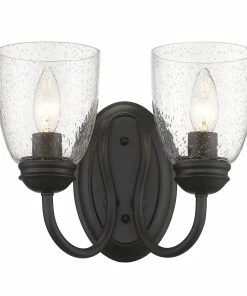 Golden Lighting American Farmhouse Parrish 2 Light Wall Sconce