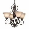 Golden Lighting Homestead 4 Light Mini Chandelier American Farmhouse