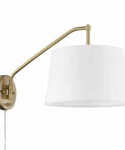 Golden Lighting Ryleigh 1 Light Articulating Wall Sconce American Farmhouse
