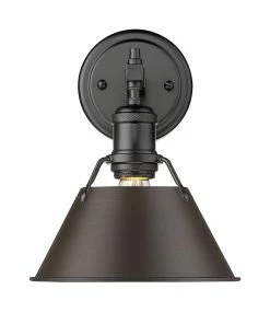 Golden Lighting Orwell 1 Light Bath Vanity American Farmhouse