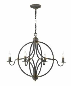 Golden Lighting Caspian 4 Light Chandelier