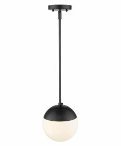 Golden Lighting Dixon Small Pendant With Rod