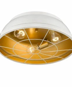 Golden Lighting American Farmhouse Bartlett Flush Mount - 16