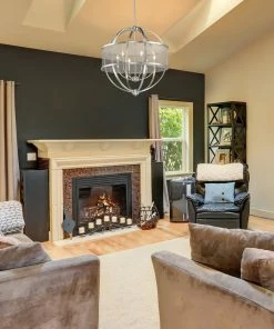 Best Pirce ๐งจ Golden Lighting American Farmhouse Colson 6 Light Chandelier โค๏ธ 51 Golden Lighting American Farmhouse Colson 6 Light Chandelier