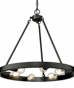 Golden Lighting Castile 6 Light Chandelier American Farmhouse